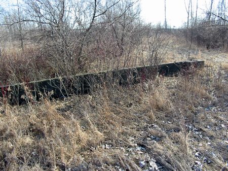 Zilwaukee Speedway - Retaining Wall Photo From Water Winter Wonderland